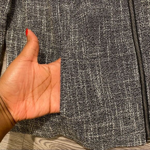 Sejour Heathered gray suit jacket size 14w - Picture 6 of 6